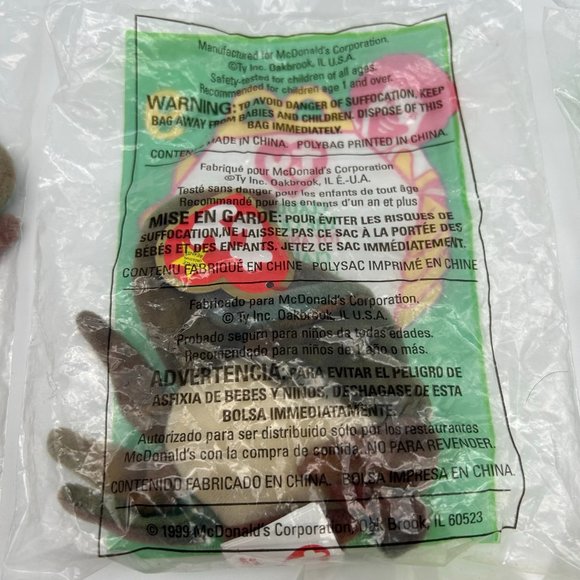 Vintage McDonalds Happy Meal Beanie Babies Sealed - Picture 7 of 7